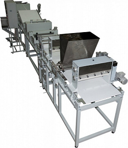 Automatic line for the production of shortcakes, juicers, rings and cakes Medovik
