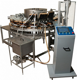 Automated complex for baking hearts and waffles