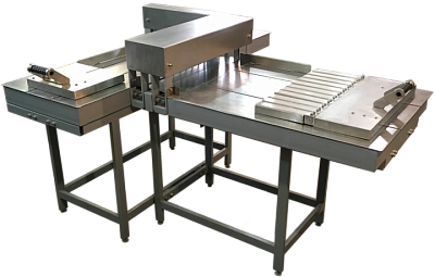 Confectionery layer cutting machine
