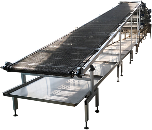 Tiered cooling conveyor